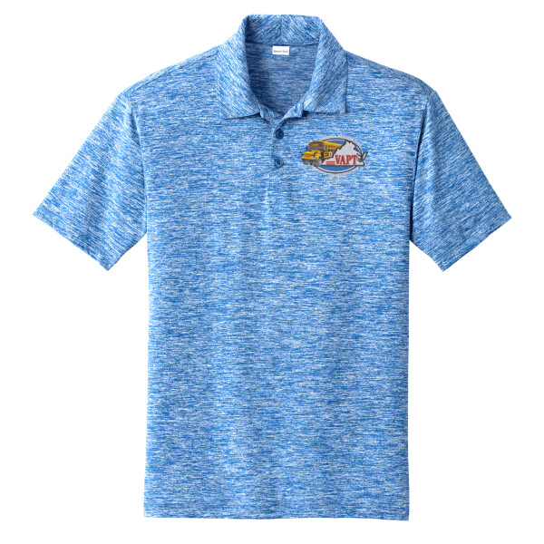 VAPT - PosiCharge ® Electric Heather Polo Thumbnail