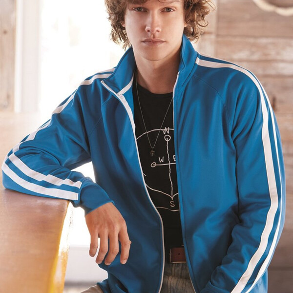 Men's Lightweight Poly-Tech Full-Zip Track Jacket Thumbnail