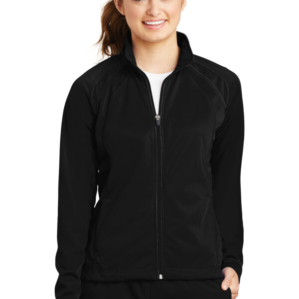 DP Ladies Tricot Track Jacket Thumbnail
