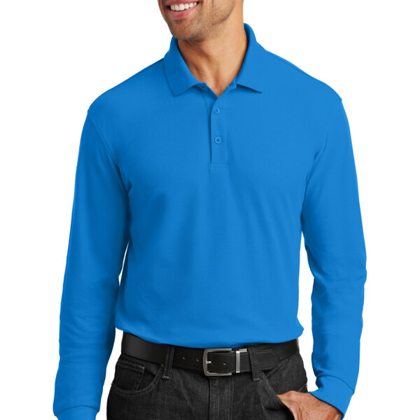 RC Long Sleeve Core Classic Pique Polo Thumbnail