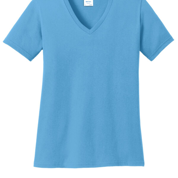 Ladies Core Cotton V Neck Tee Thumbnail