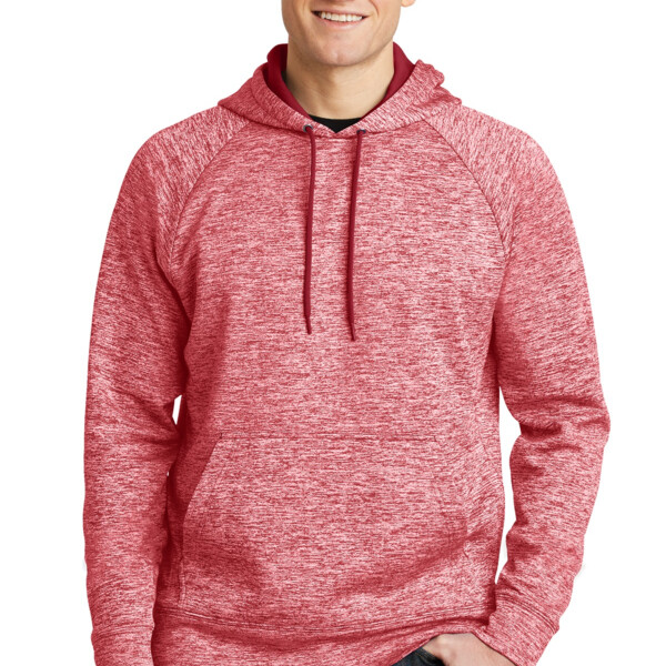 HC PosiCharge ® Electric Heather Fleece Hooded Pullover Thumbnail