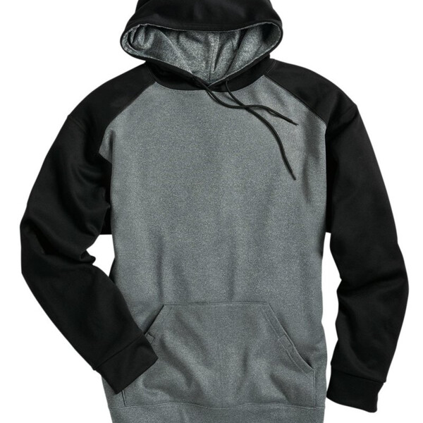 Copy of Pro Heather Colorblocked Hooded Sweatshirt Thumbnail
