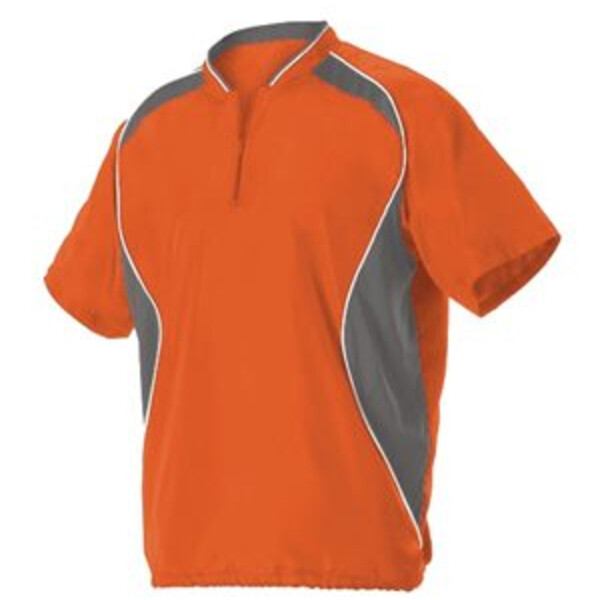 A00003 Alleson Athletic Adult Short Sleeve Baseball Batters Jacket Thumbnail